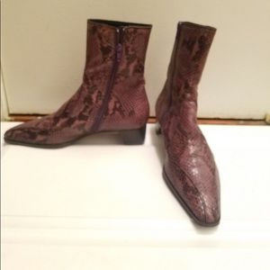 prada snakeskin boots